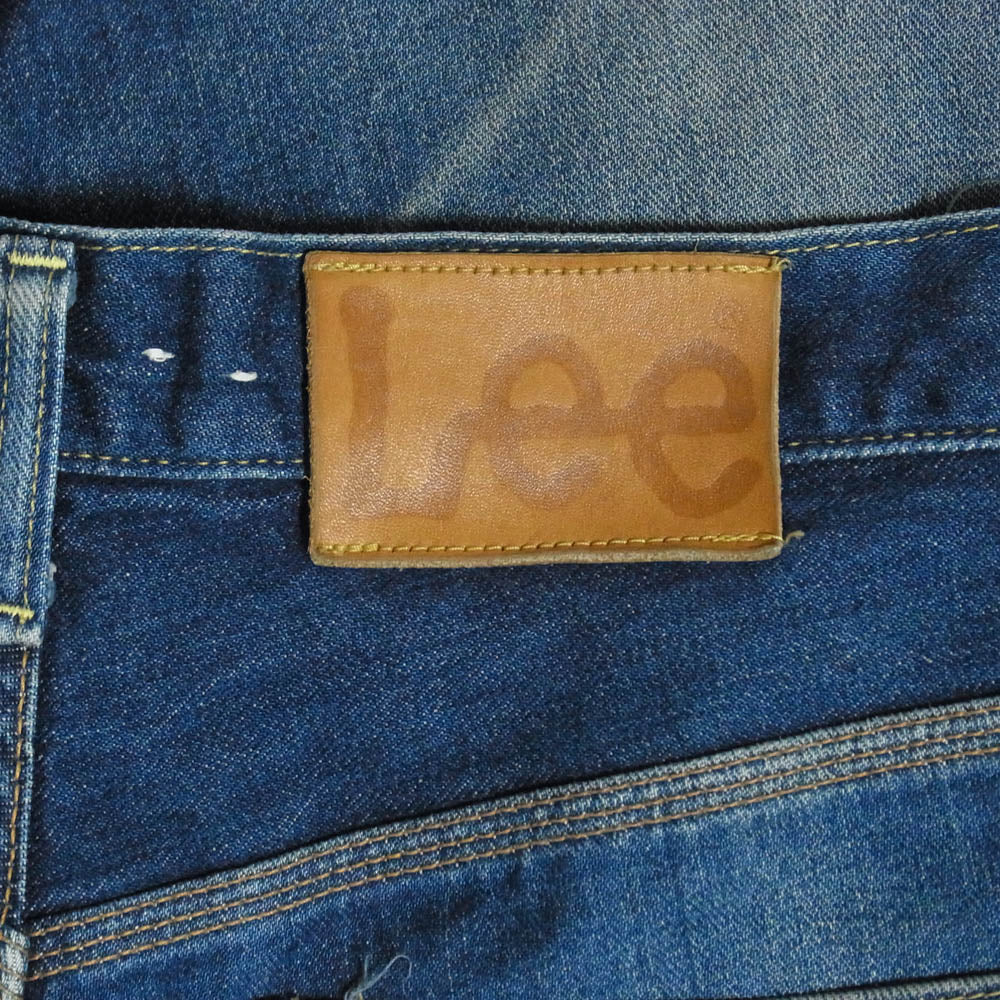 Lee リー 2101 センター赤タグ 101B COWBOY 復刻 デニム パンツ インディゴブルー系 33【中古】