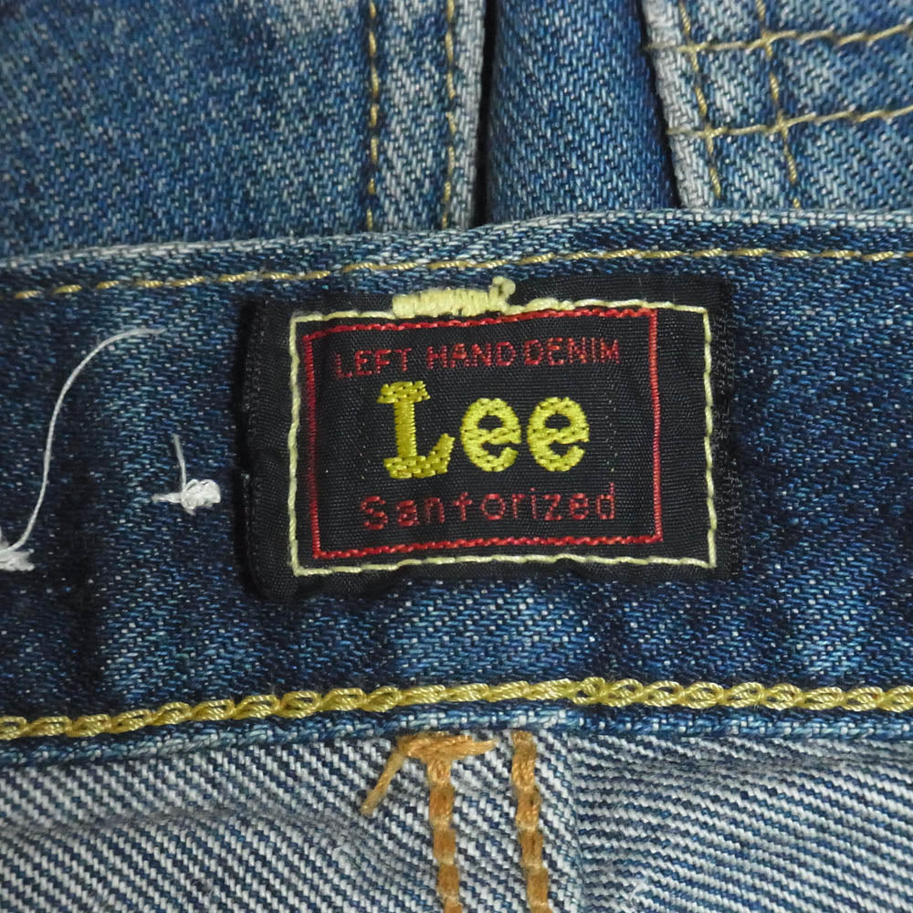 Lee リー 2101 センター赤タグ 101B COWBOY 復刻 デニム パンツ インディゴブルー系 33【中古】