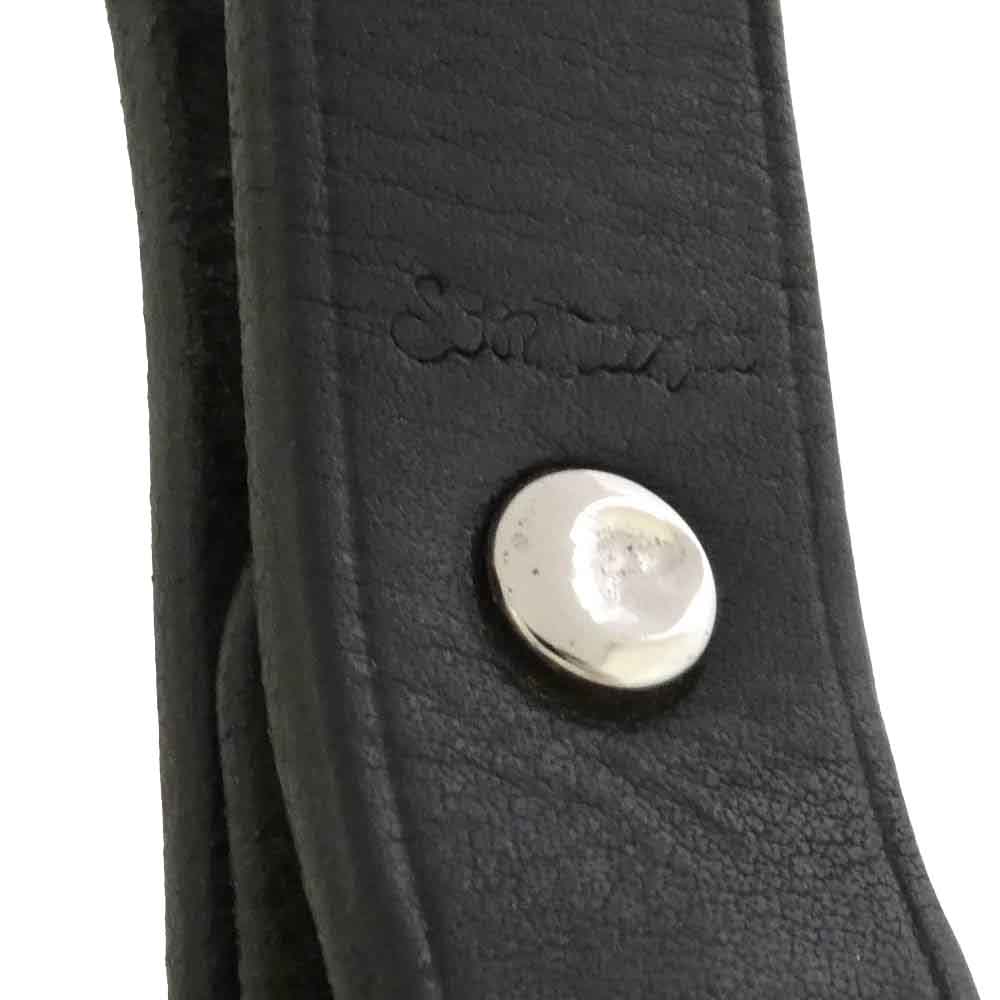STOPLIGHT ストップライト アイアンクロス コンチョ レザー ベルトループ ブラック系【中古】