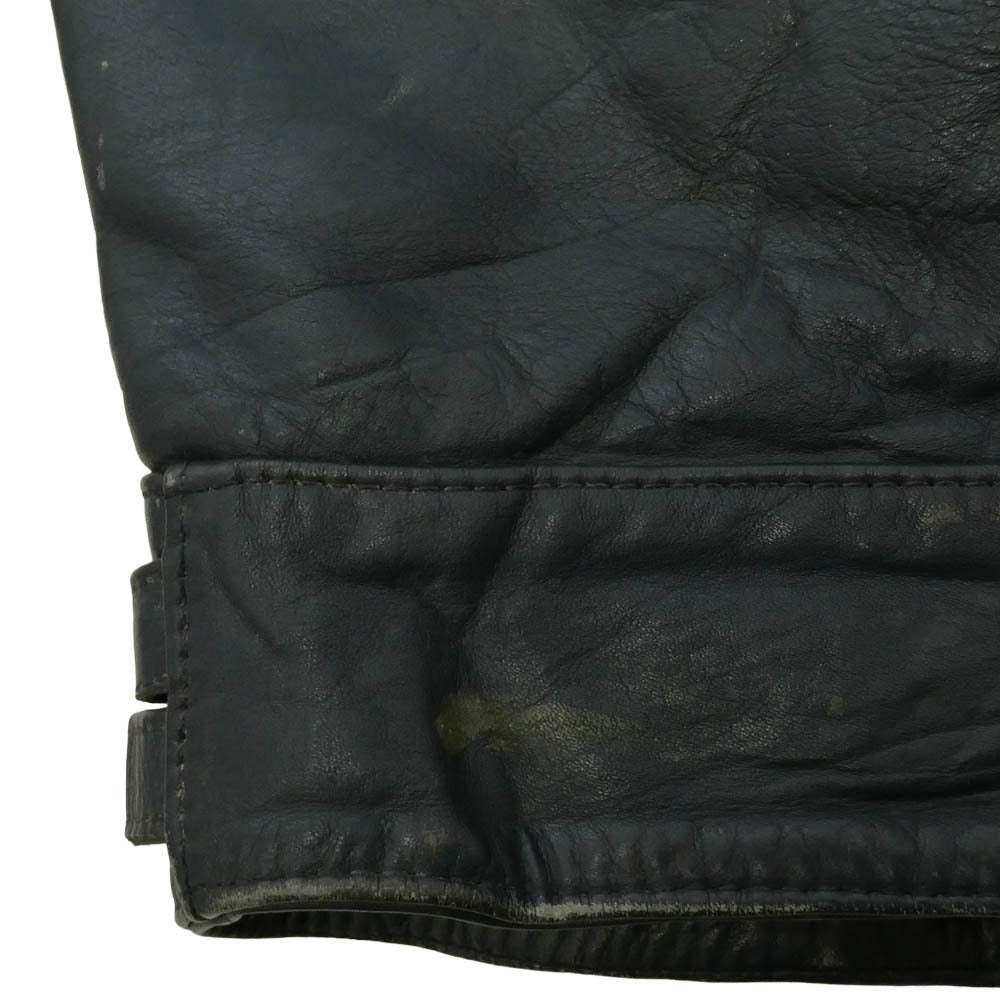 Lewis Leathers ルイスレザー VINTAGE 70s SUPER PHANTOM ヴィンテージ 70年代 スーパー ファントム レザー ライダース ジャケット 38 ブラック系 38【中古】