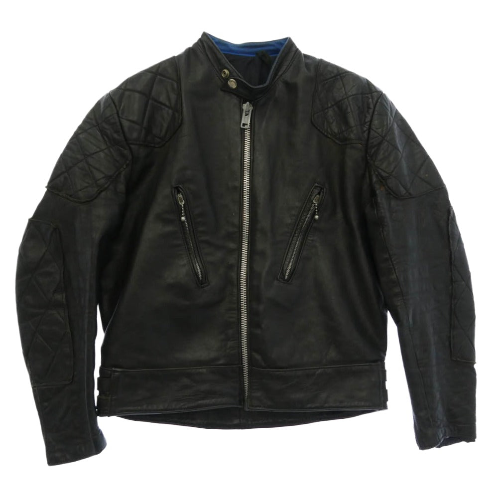 Lewis Leathers ルイスレザー VINTAGE 70s SUPER PHANTOM ヴィンテージ 70年代 スーパー ファントム レザー ライダース ジャケット 40 ブラック系 40【中古】