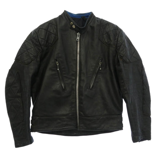 Lewis Leathers ルイスレザー VINTAGE 70s SUPER PHANTOM ヴィンテージ 70年代 スーパー ファントム レザー ライダース ジャケット 40 ブラック系 40【中古】