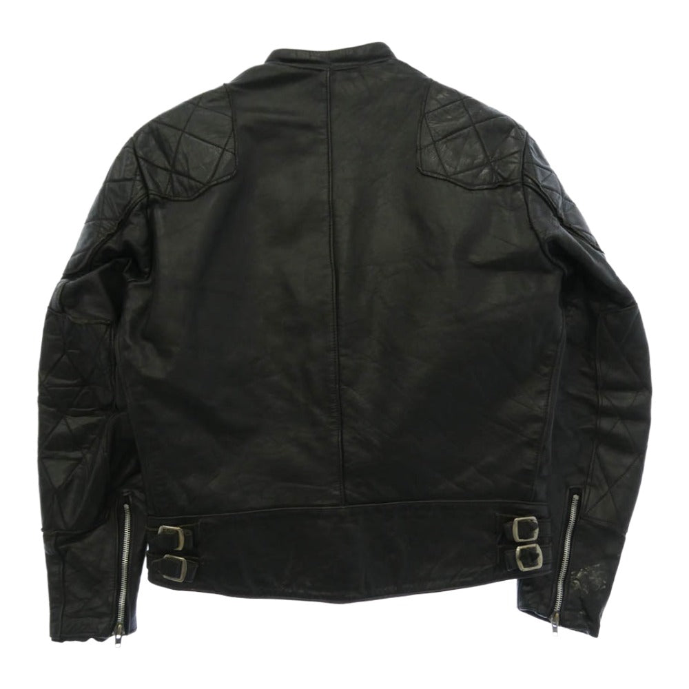 Lewis Leathers ルイスレザー VINTAGE 70s SUPER PHANTOM ヴィンテージ 70年代 スーパー ファントム レザー ライダース ジャケット 40 ブラック系 40【中古】