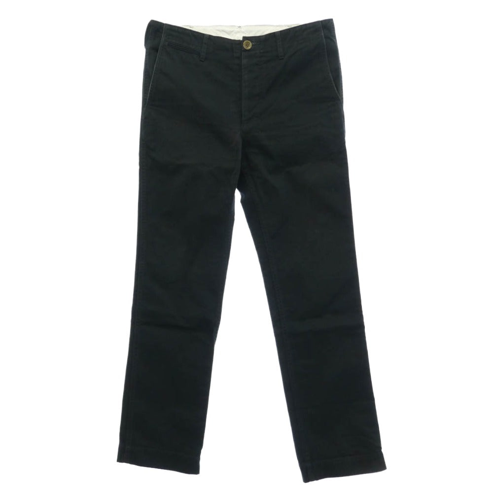 VISVIM ビズビム VS0001837-01 SLIM CHINO スリム チノ パンツ ブラック系【中古】