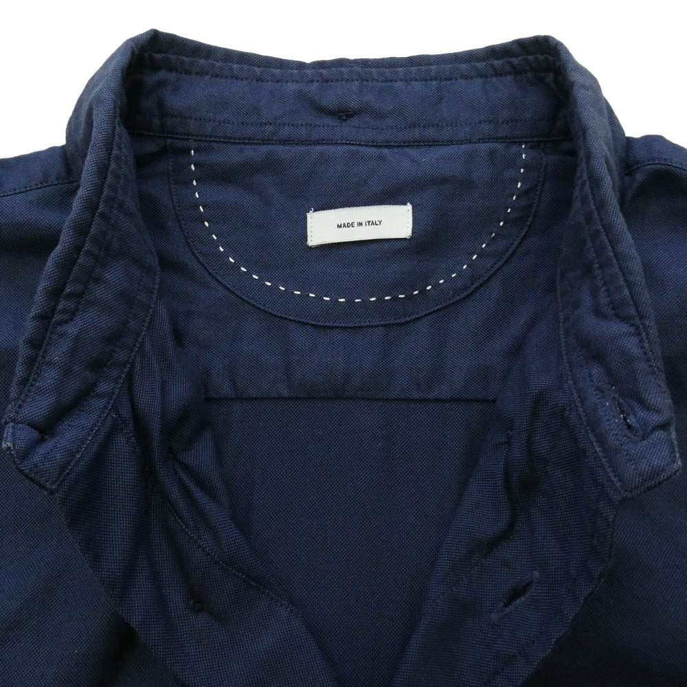 VISVIM ビズビム 12AW 0112205014007 V+V B.D. L/S IT ボタンダウン 長袖 シャツ ネイビー系 S 1【中古】
