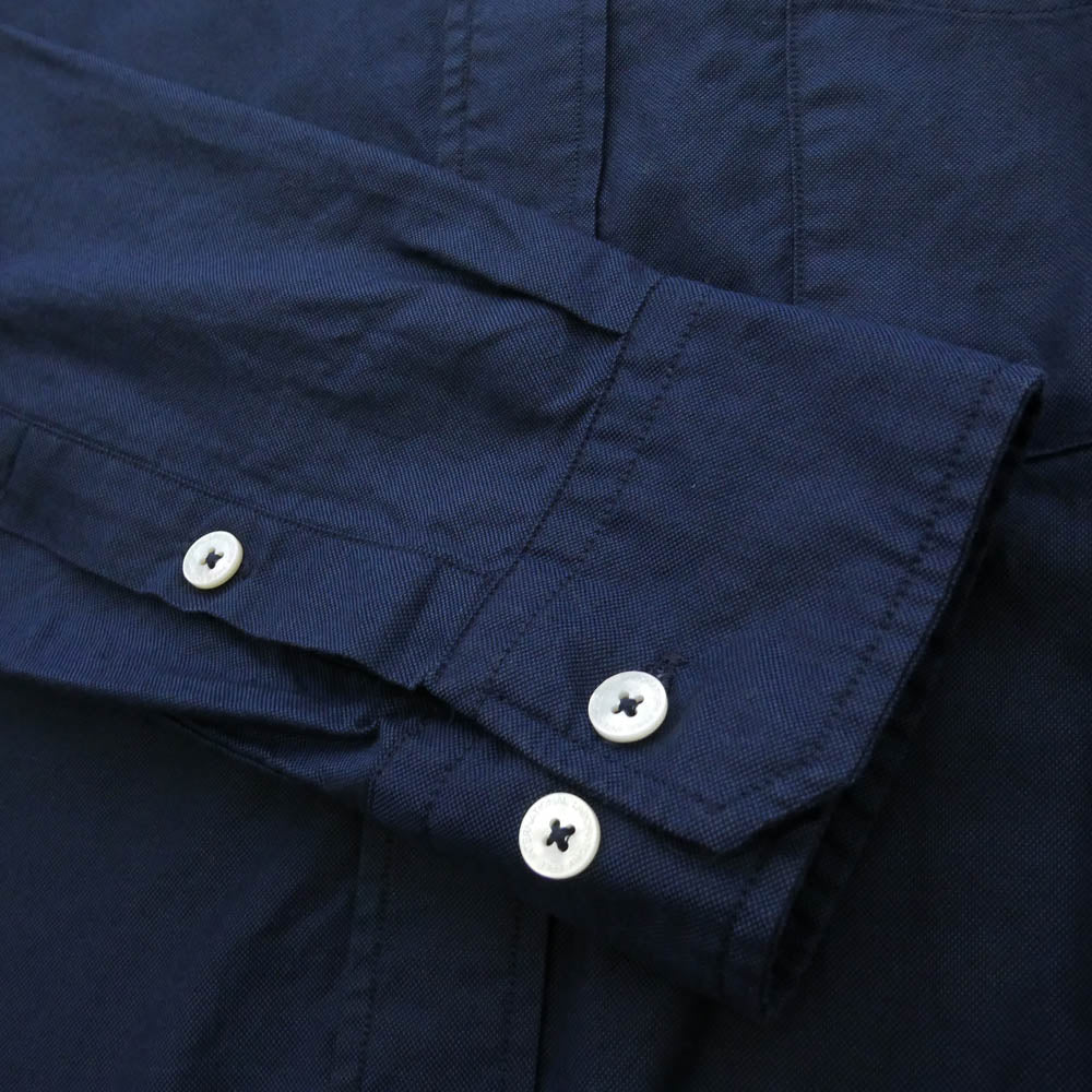 VISVIM ビズビム 12AW 0112205014007 V+V B.D. L/S IT ボタンダウン 長袖 シャツ ネイビー系 S 1【中古】