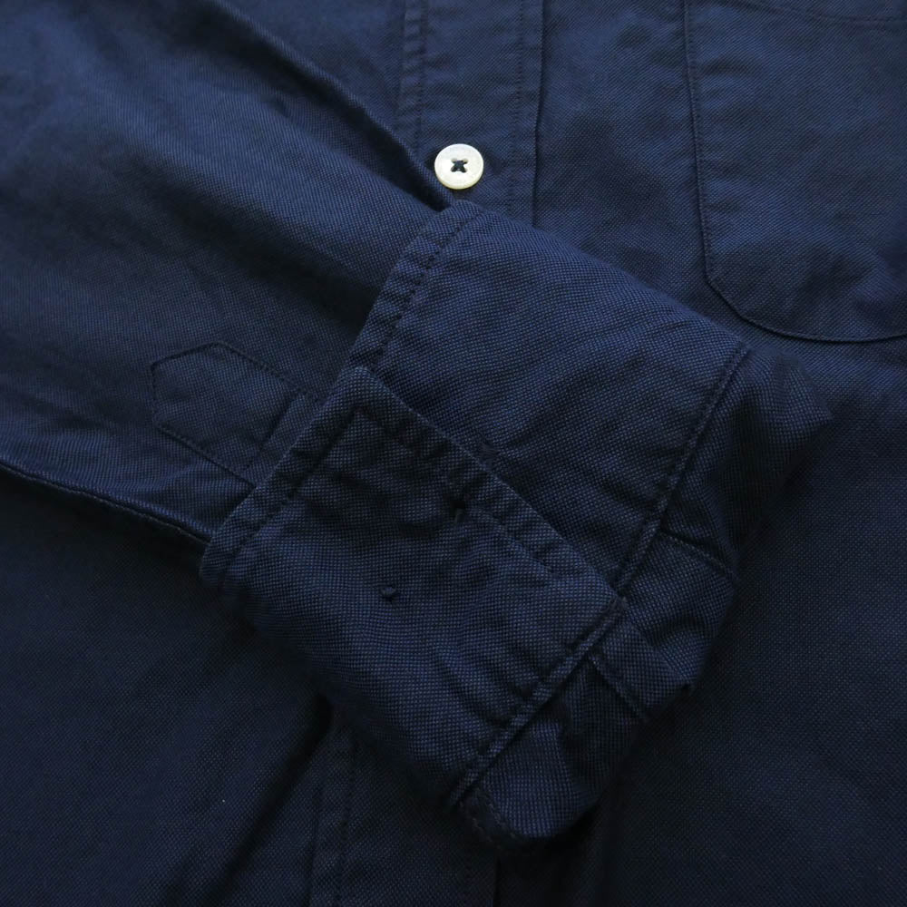 VISVIM ビズビム 12AW 0112205014007 V+V B.D. L/S IT ボタンダウン 長袖 シャツ ネイビー系 S 1【中古】