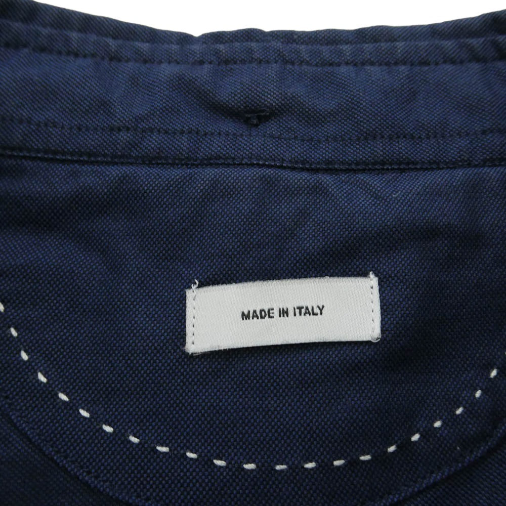 VISVIM ビズビム 12AW 0112205014007 V+V B.D. L/S IT ボタンダウン 長袖 シャツ ネイビー系 S 1【中古】