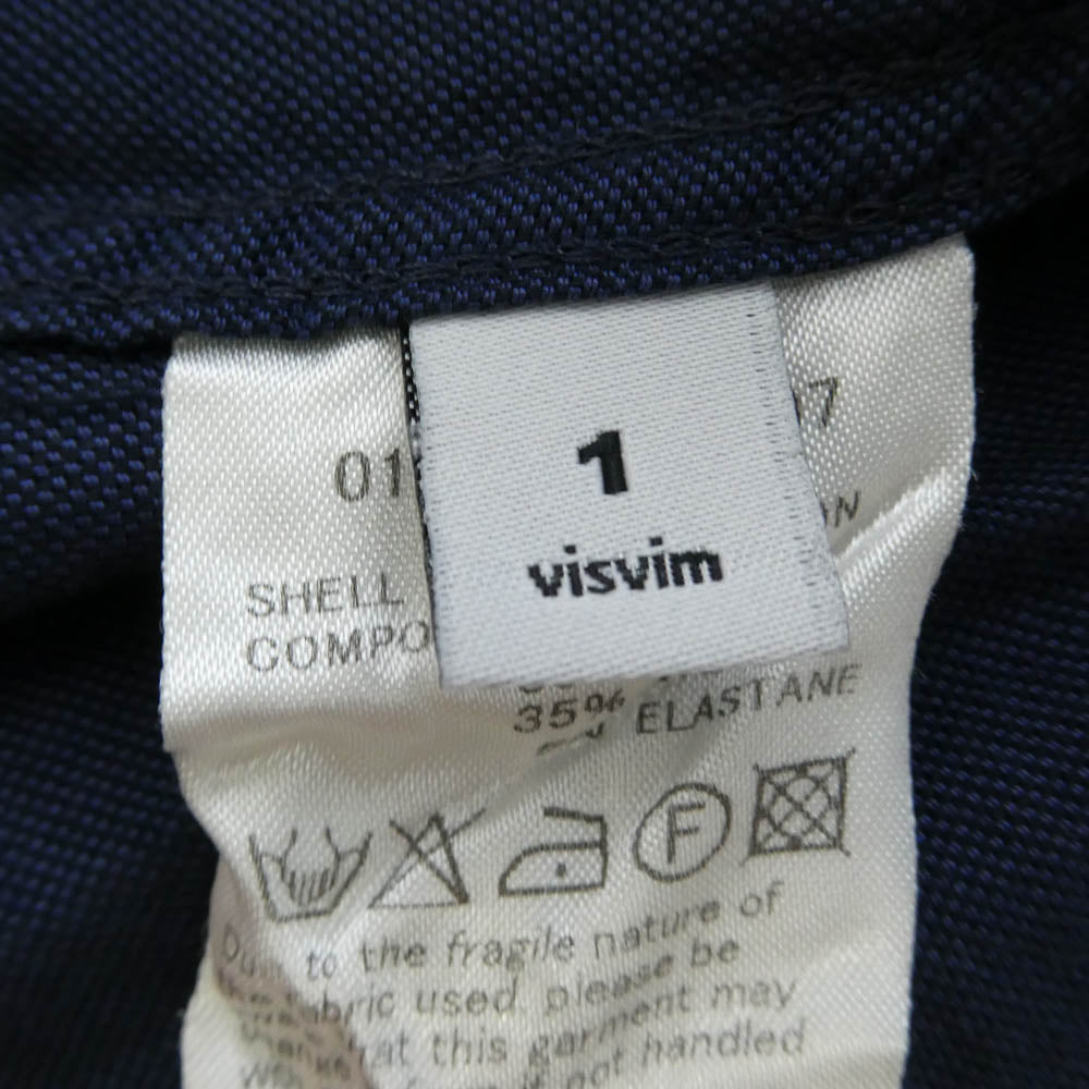 VISVIM ビズビム 12AW 0112205014007 V+V B.D. L/S IT ボタンダウン 長袖 シャツ ネイビー系 S 1【中古】