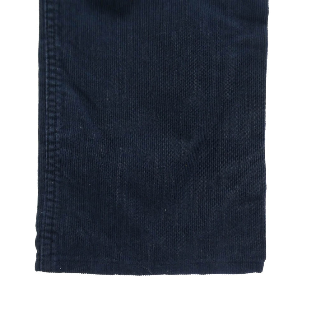 VISVIM ビズビム 13AW 0113205008015 FLUXUS 03 SLUB CORDUROY フルクサス コーデュロイ パンツ ネイビー系 2【中古】