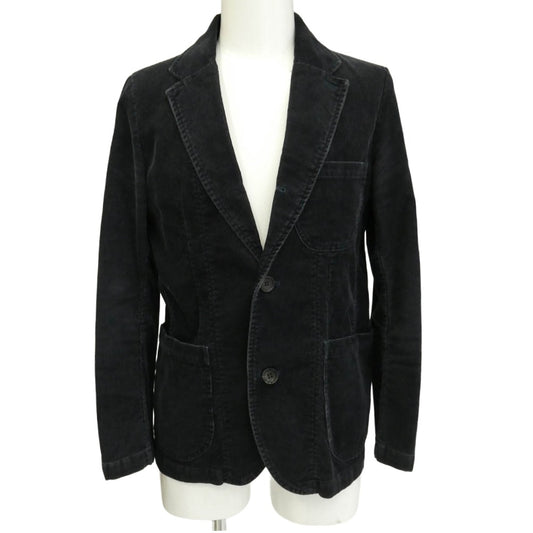 VISVIM ビズビム 12AW 0112205013023 ACADEMIA BLAZER CORDUROY 2ボタン コーデユロイ ジャケット ダークネイビー系 2【中古】
