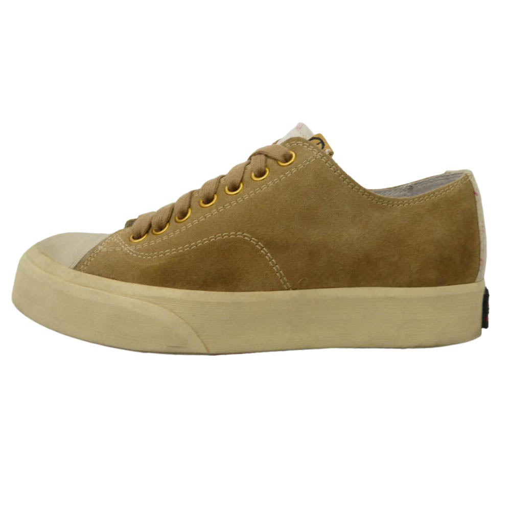 VISVIM ビズビム 14SS 0114102002006 SKAGWAY LO-FOLK レディース スカグウェイ ローカット フォーク スニーカー ライトブラウン系 ベージュ系 USW6【中古】