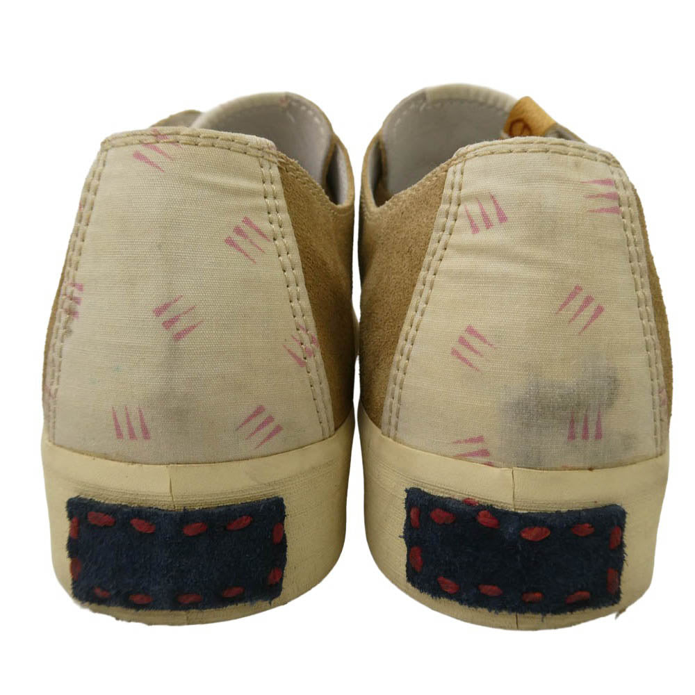 VISVIM ビズビム 14SS 0114102002006 SKAGWAY LO-FOLK レディース スカグウェイ ローカット フォーク スニーカー ライトブラウン系 ベージュ系 USW6【中古】