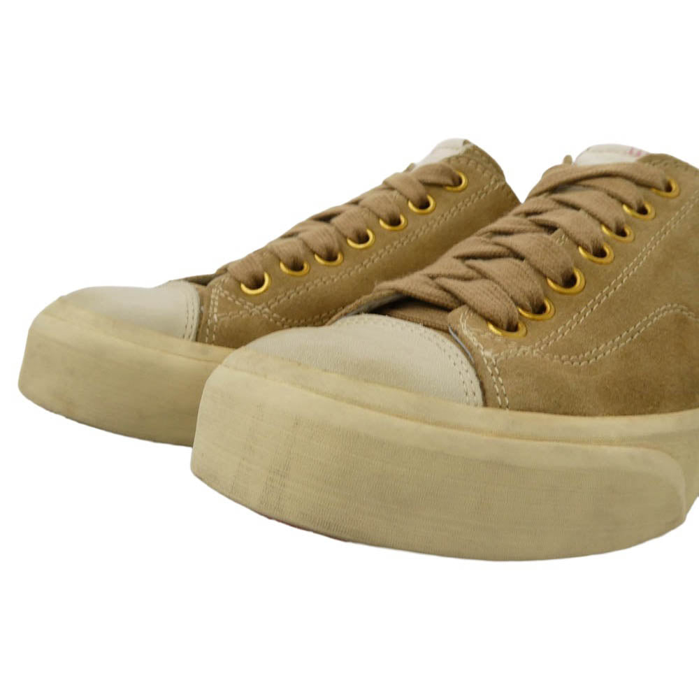 VISVIM ビズビム 14SS 0114102002006 SKAGWAY LO-FOLK レディース スカグウェイ ローカット フォーク スニーカー ライトブラウン系 ベージュ系 USW6【中古】
