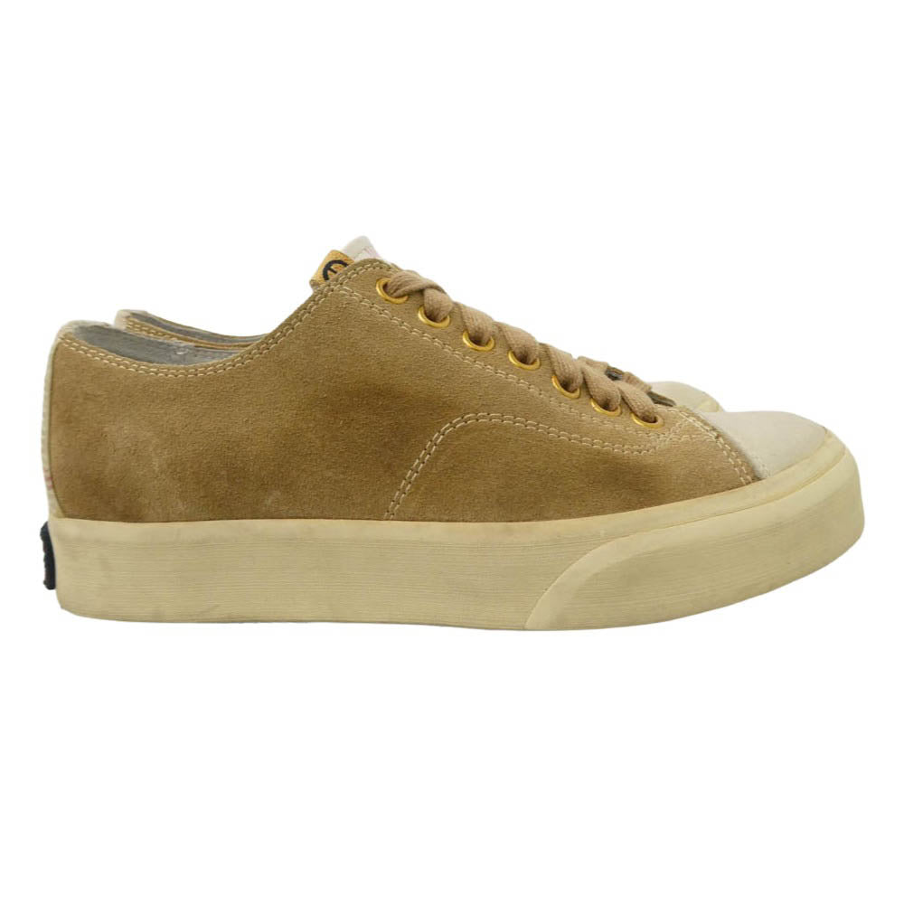 VISVIM ビズビム 14SS 0114102002006 SKAGWAY LO-FOLK レディース スカグウェイ ローカット フォーク スニーカー ライトブラウン系 ベージュ系 USW6【中古】
