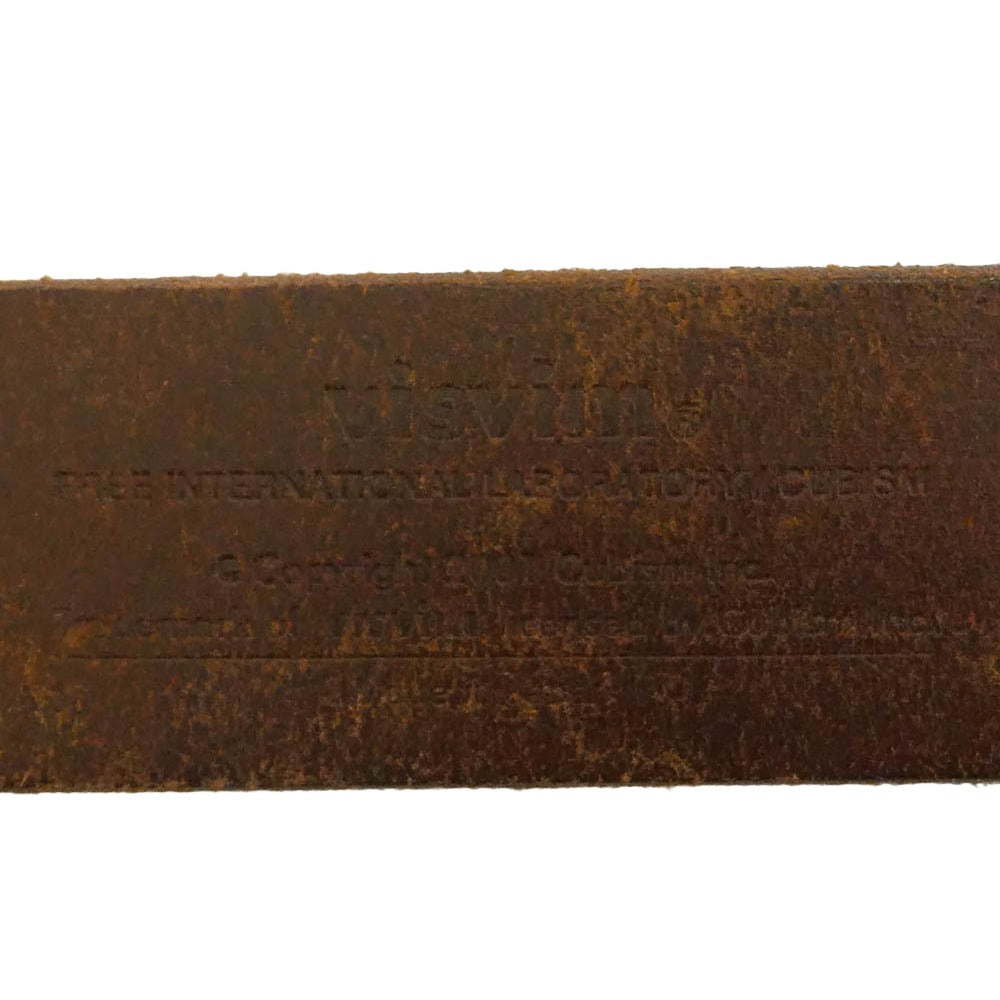 VISVIM ビズビム 16SS 0116103003020 Double Ring Belt 40mm幅 ダブルリング ベルト ブラウン系 32【中古】