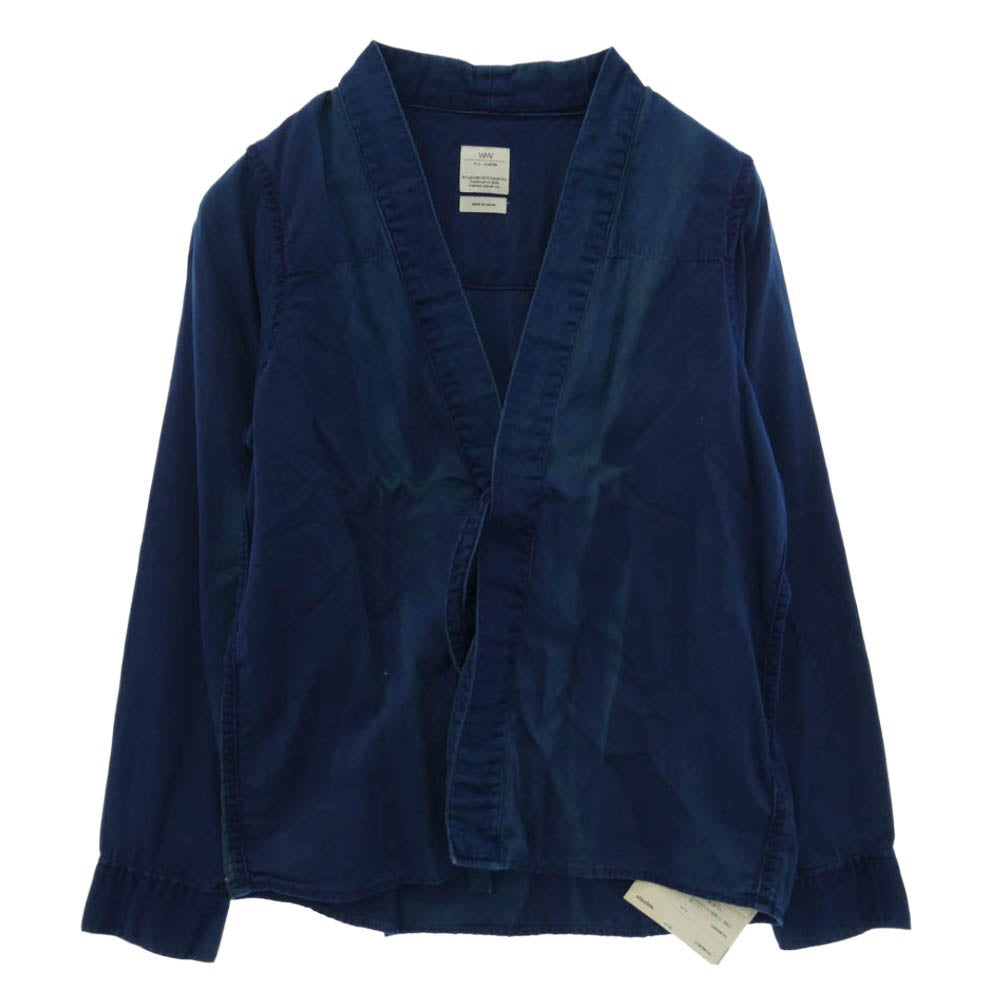 VISVIM ビズビム 16SS 0316105011010 WMV LHAMO SHIRT W ウィメンズ ラモ シャツ インディゴブルー系 2【美品】【中古】