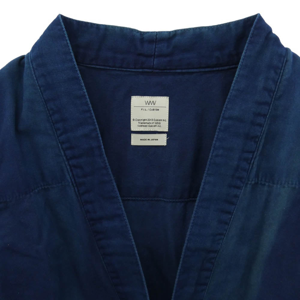 VISVIM ビズビム 16SS 0316105011010 WMV LHAMO SHIRT W ウィメンズ ラモ シャツ インディゴブルー系 2【美品】【中古】