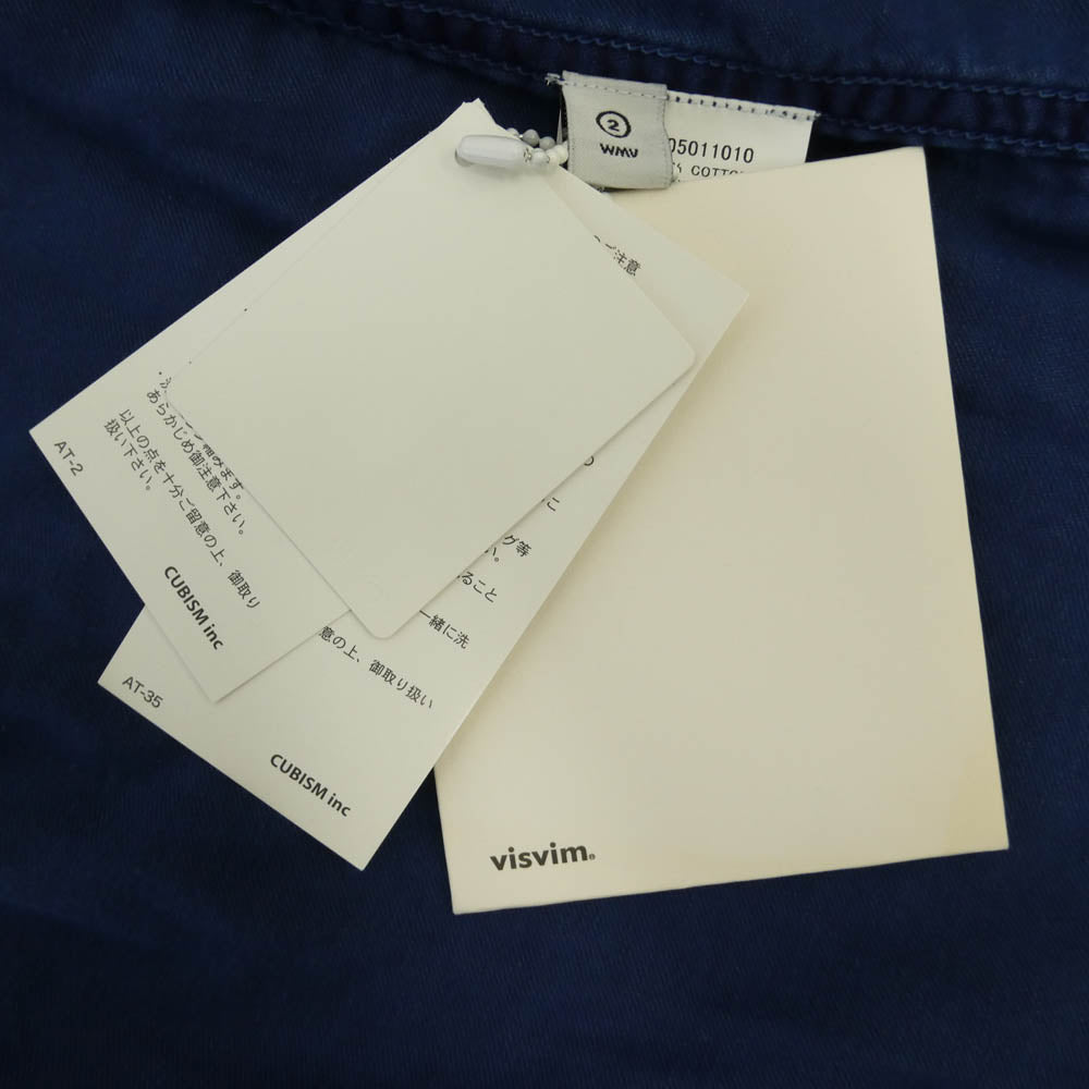 VISVIM ビズビム 16SS 0316105011010 WMV LHAMO SHIRT W ウィメンズ ラモ シャツ インディゴブルー系 2【美品】【中古】