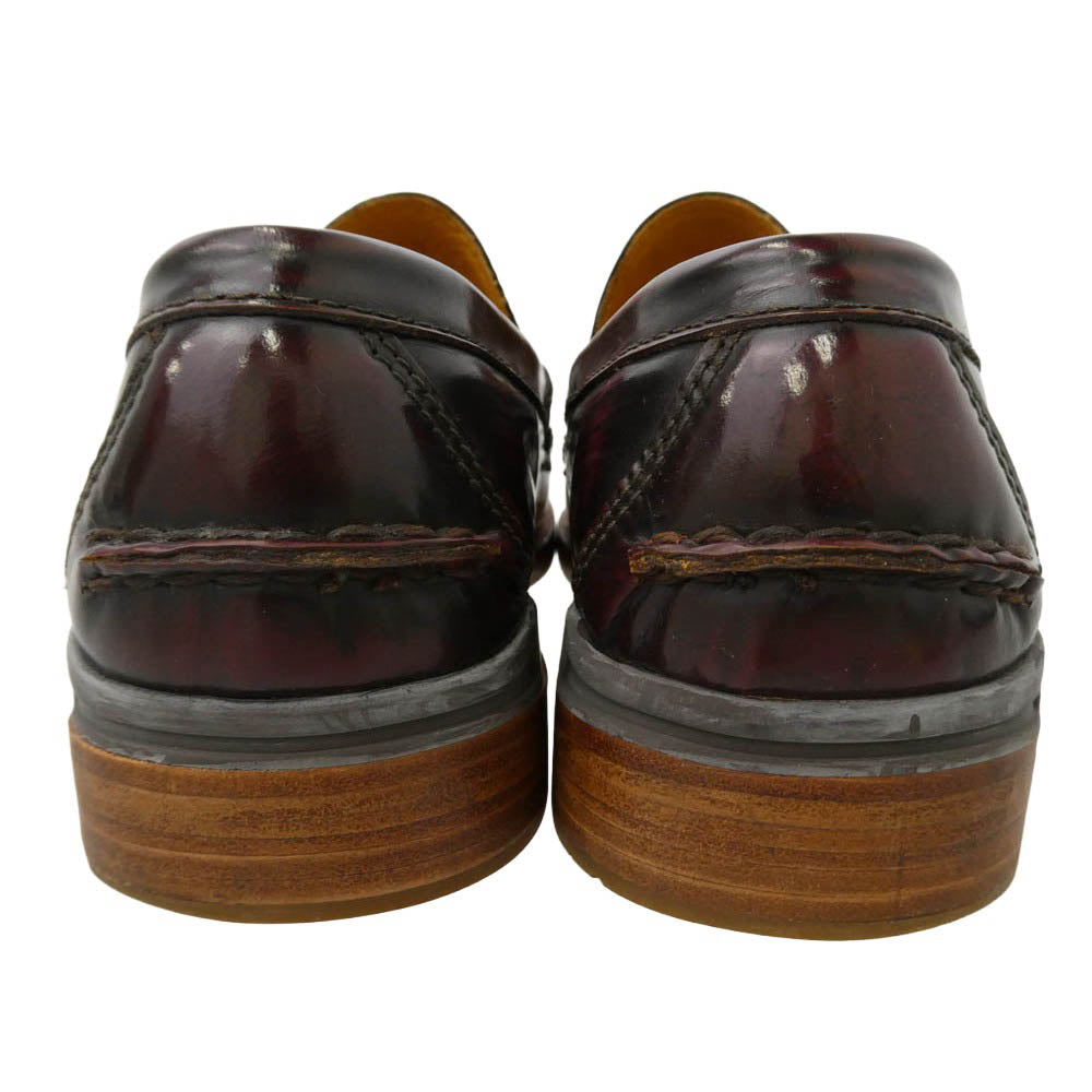 VISVIM ビズビム 0112302002005 FABRO CG FOLK FIL限定 ローファー スリッポン シューズ ダークブラウン系 9【中古】