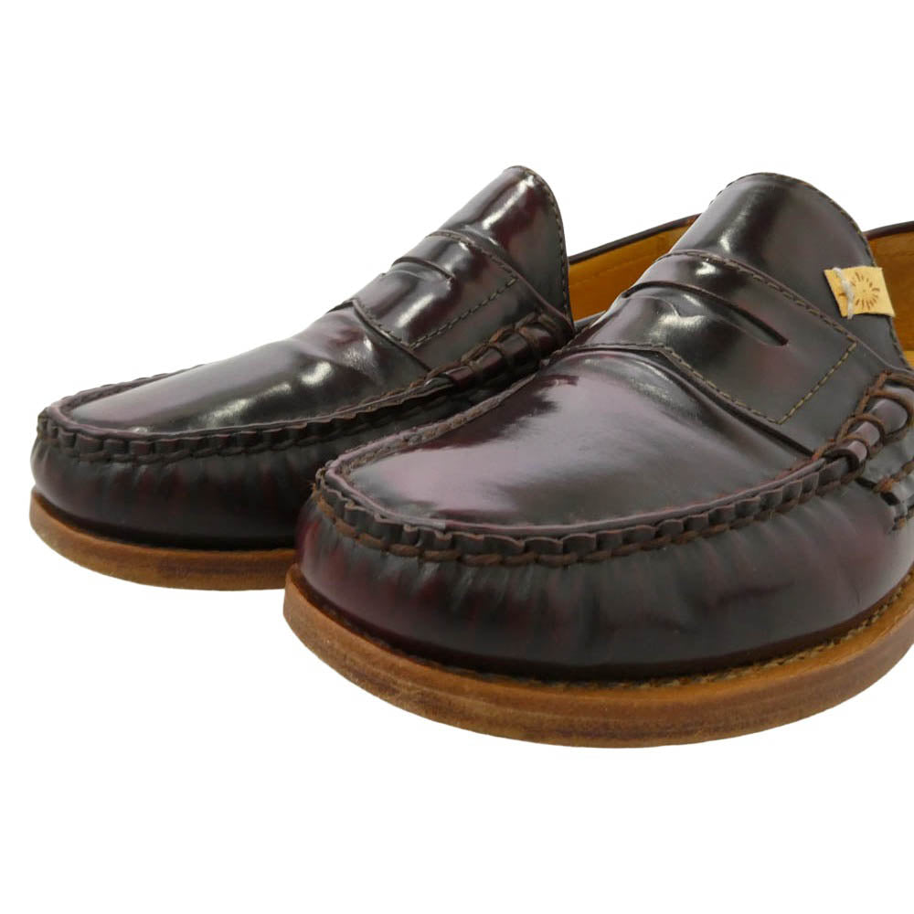 VISVIM ビズビム 0112302002005 FABRO CG FOLK FIL限定 ローファー スリッポン シューズ ダークブラウン系 9【中古】