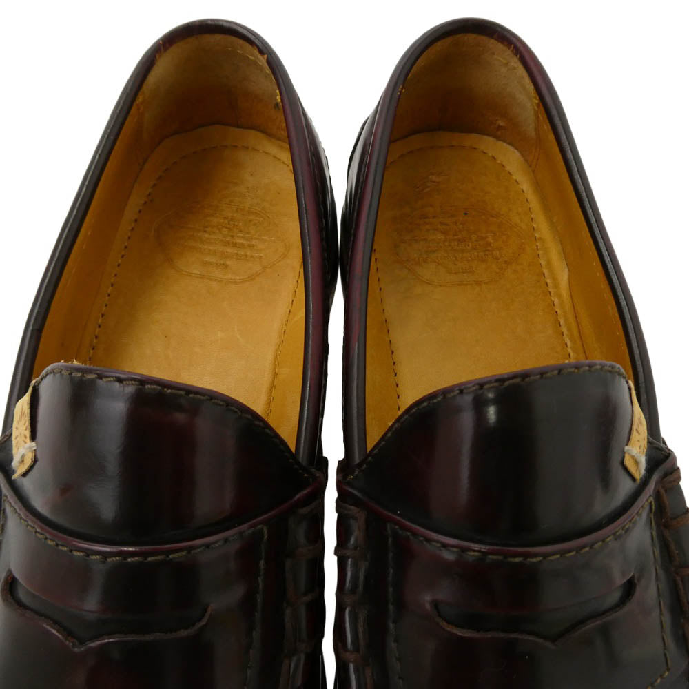 VISVIM ビズビム 0112302002005 FABRO CG FOLK FIL限定 ローファー スリッポン シューズ ダークブラウン系 9【中古】