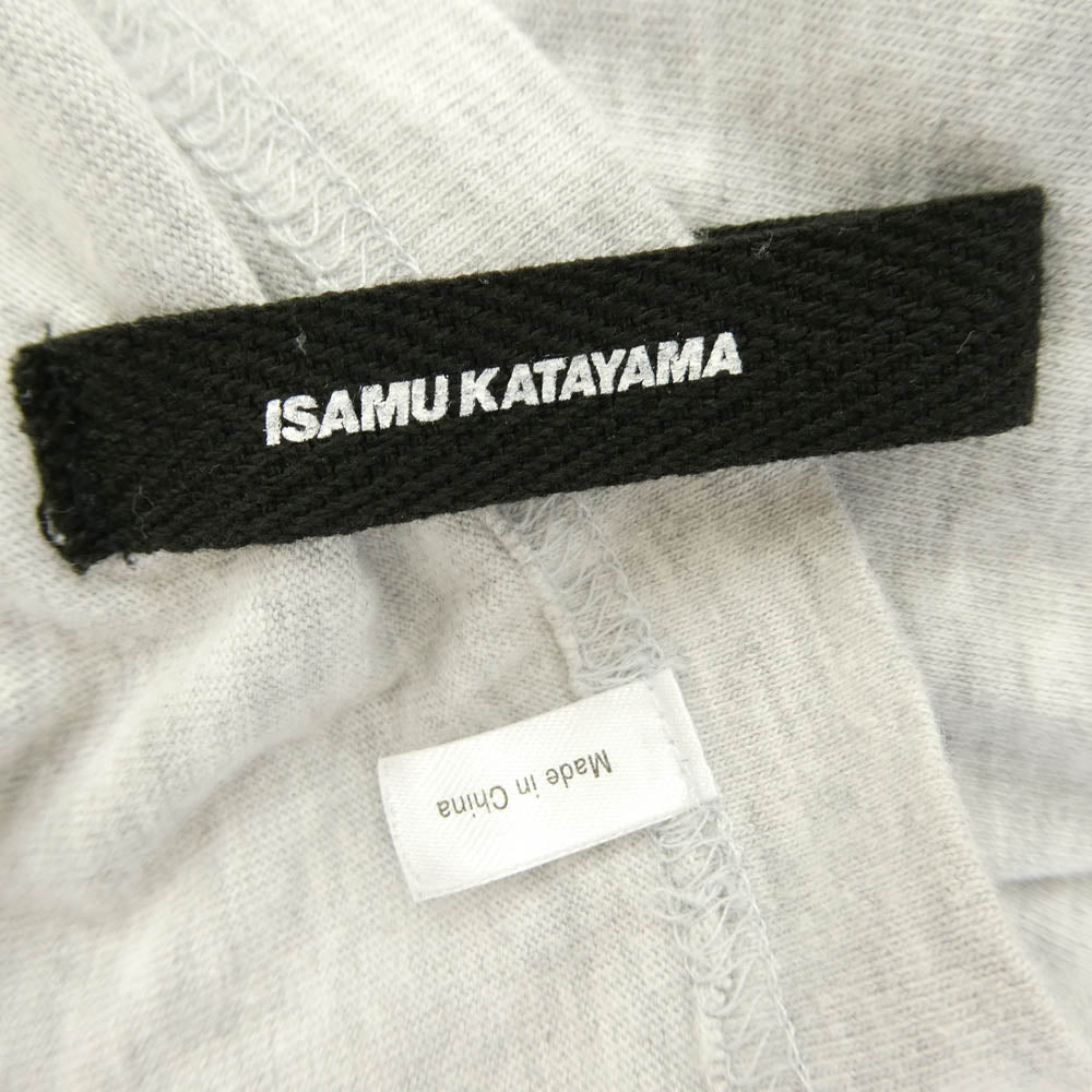 ISAMUKATAYAMA BACKLASH イサムカタヤマバックラッシュ 5011 01 ANONYMOUS FUKUOKA 直営店限定 アノニマス フクオカ ロングスリーブ 長袖 Tシャツ カットソー グレー グレー系 L【中古】