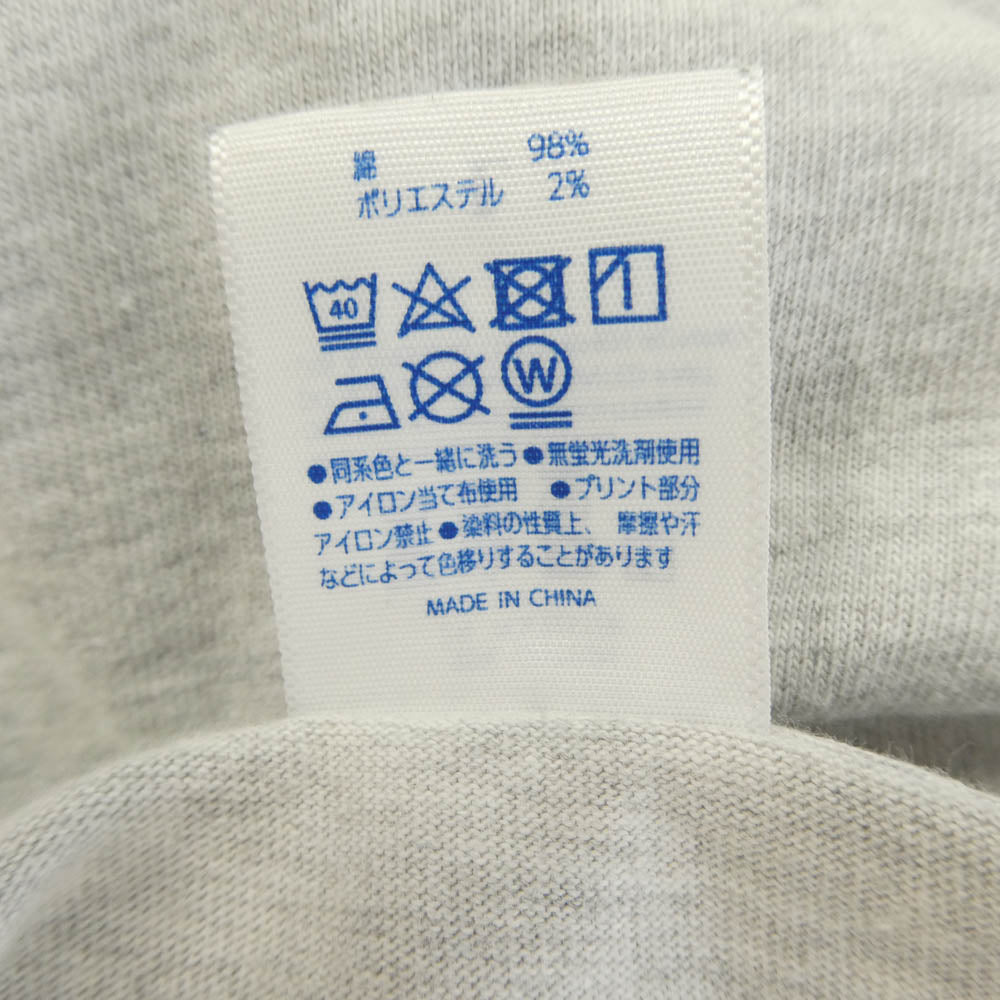 ISAMUKATAYAMA BACKLASH イサムカタヤマバックラッシュ 5011 01 ANONYMOUS FUKUOKA 直営店限定 アノニマス フクオカ ロングスリーブ 長袖 Tシャツ カットソー グレー グレー系 L【中古】