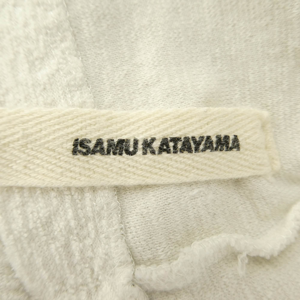 ISAMUKATAYAMA BACKLASH イサムカタヤマバックラッシュ 1899 01 パイル地 コットン ノースリーブ カットソー ホワイト系 L【中古】