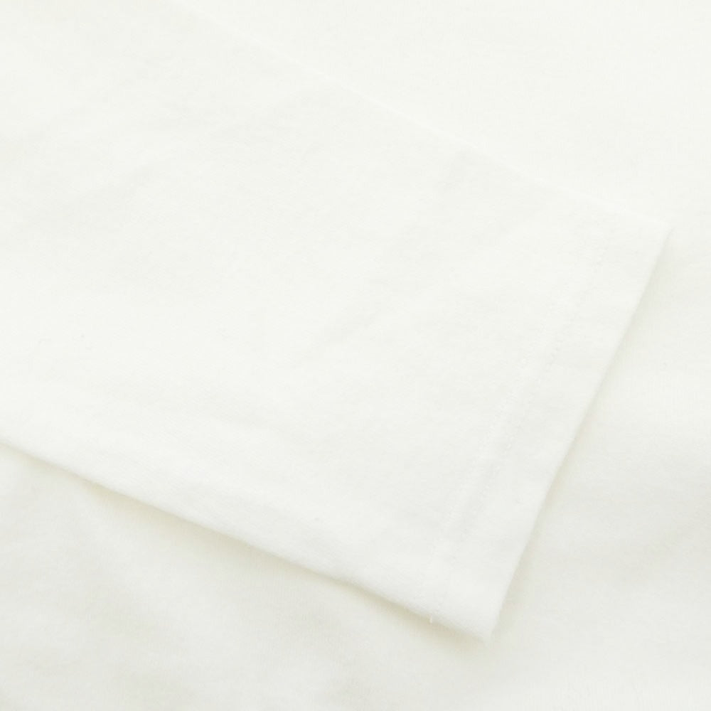 ISAMUKATAYAMA BACKLASH イサムカタヤマバックラッシュ A104-01 バックロゴ プリント コットン Tシャツ 長袖 カットソー ホワイト ホワイト系 L【中古】