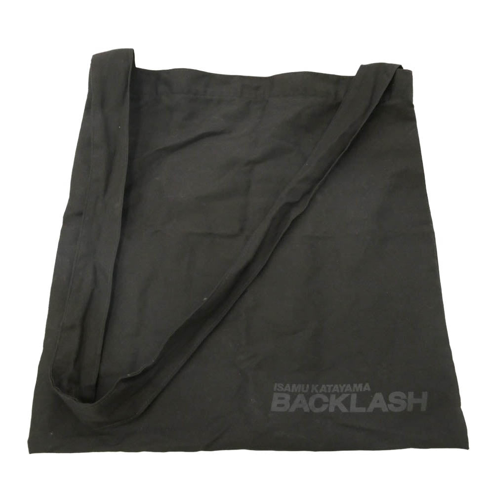 ISAMUKATAYAMA BACKLASH イサムカタヤマバックラッシュ 618-01 TRINITY ステアレザー ジップ ローカット スニーカー ブラック系 26.5cm【中古】