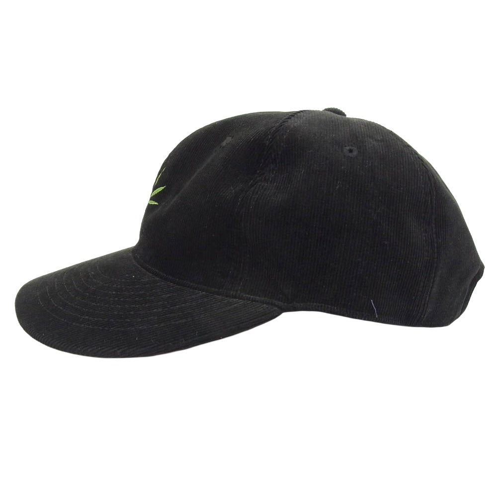 WACKO MARIA ワコマリア WEED CAP コーデュロイ コットン ポリウレタン 帽子 キャップ ブラック系【中古】