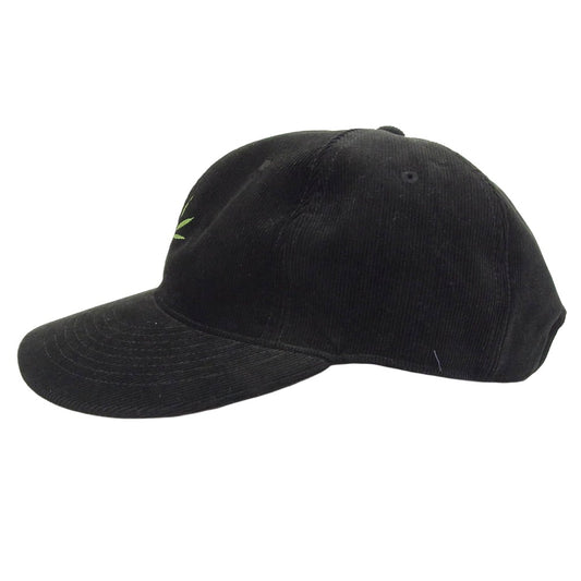 WACKO MARIA ワコマリア WEED CAP コーデュロイ コットン ポリウレタン 帽子 キャップ ブラック系【中古】