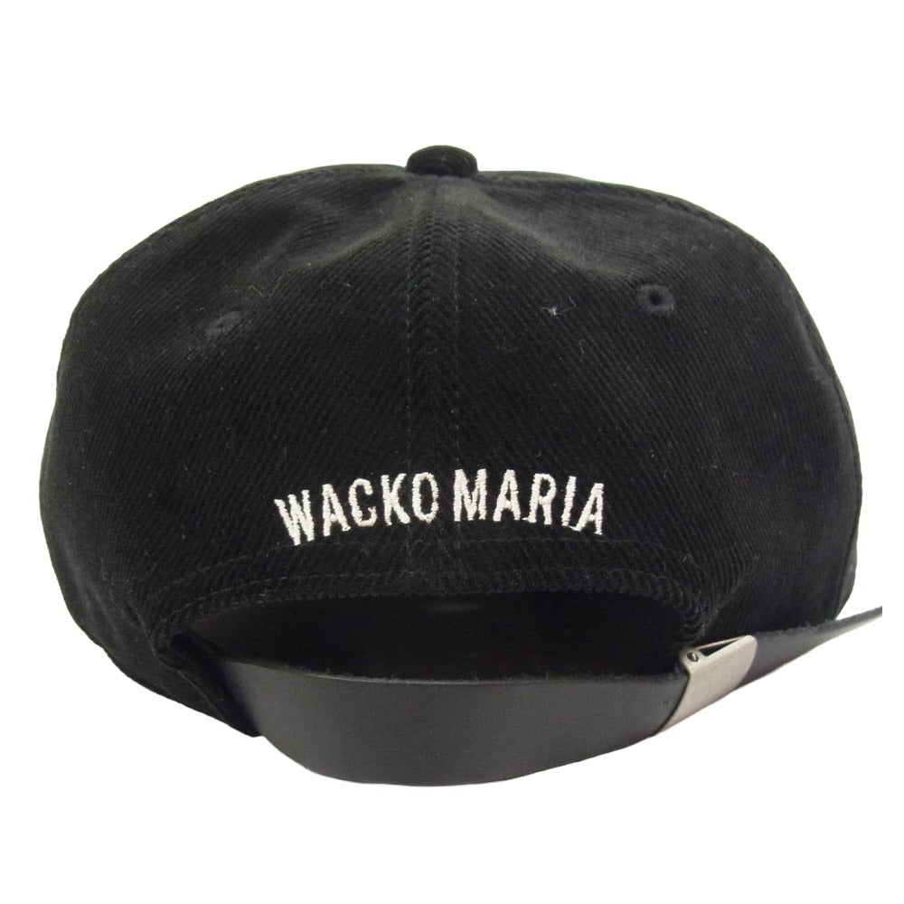 WACKO MARIA ワコマリア WEED CAP コーデュロイ コットン ポリウレタン 帽子 キャップ ブラック系【中古】