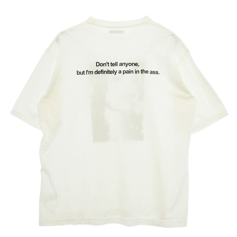 MINEDENIM マインデニム 2504-4002-00-XL2 Monochrome Two tone Face C 半袖 Tシャツ カットソー ホワイト系 XL【中古】