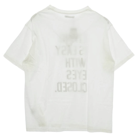 MINEDENIM マインデニム 2505-4005-00XL2 LIVING IS EASY WITH EYES CLOSED 半袖 Tシャツ カットソー ホワイト系 XL【中古】