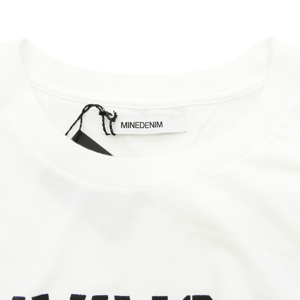 MINEDENIM マインデニム 2505-4005-00XL2 LIVING IS EASY WITH EYES CLOSED 半袖 Tシャツ カットソー ホワイト系 XL【中古】
