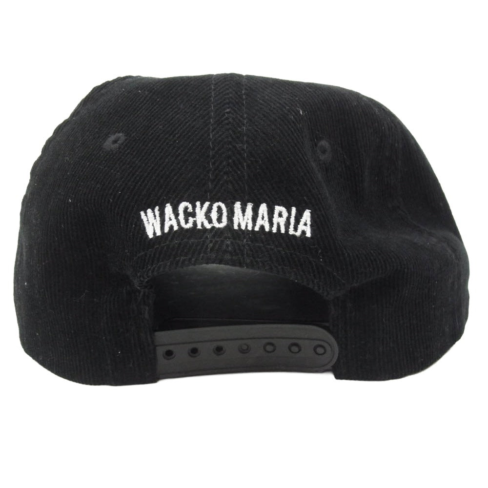 WACKO MARIA ワコマリア GULTY PARTIES ロゴ コーデュロイ 帽子 キャップ ブラック系【中古】