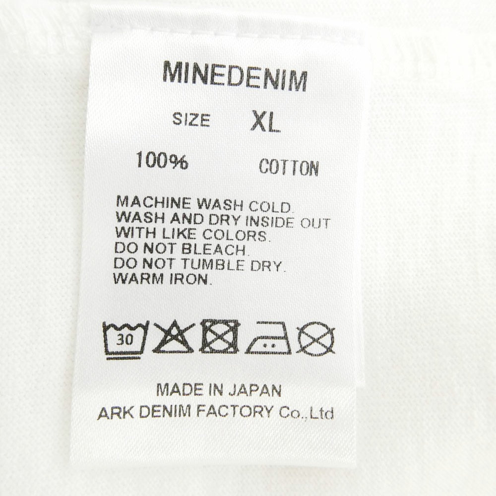 MINEDENIM マインデニム MND-AMW002-00-XL2 Andy Warhol アンディ・ウォーホル 半袖 Tシャツ カットソー ホワイト系 XL【中古】