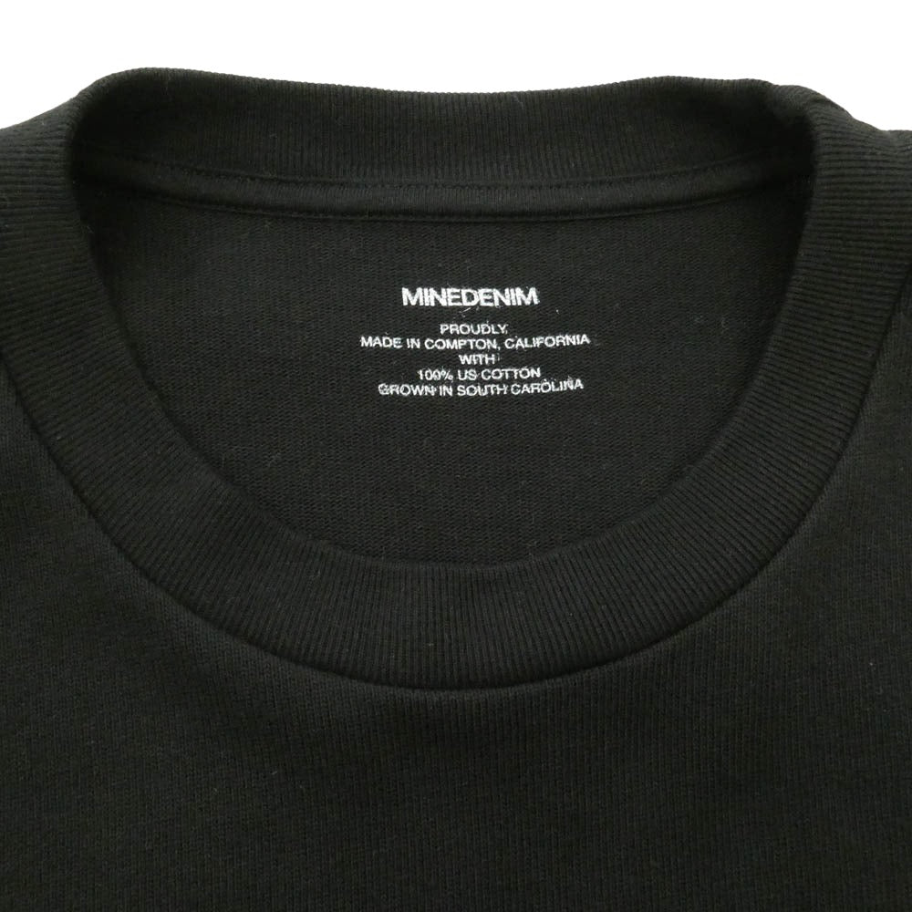 MINEDENIM マインデニム BTSA別注 USA製 ポケット スウェット ブラック系 M【中古】