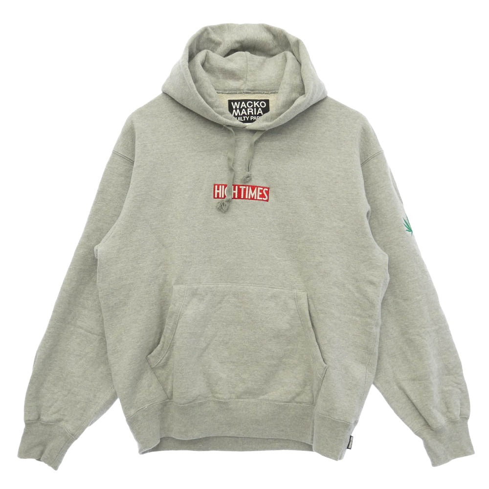 WACKO MARIA ワコマリア 25SS HIGH TIMES HEAVY WEIGHT HOODED SWEAT SHIRT プルオーバー パーカー グレー系 L【中古】
