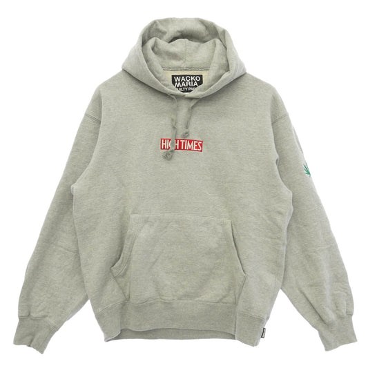 WACKO MARIA ワコマリア 25SS HIGH TIMES HEAVY WEIGHT HOODED SWEAT SHIRT プルオーバー パーカー グレー系 L【中古】