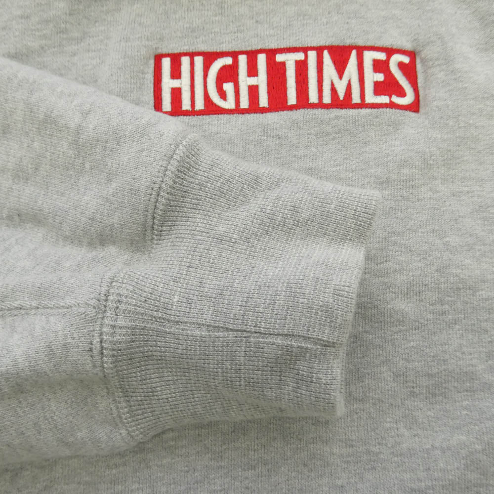 WACKO MARIA ワコマリア 25SS HIGH TIMES HEAVY WEIGHT HOODED SWEAT SHIRT プルオーバー パーカー グレー系 L【中古】