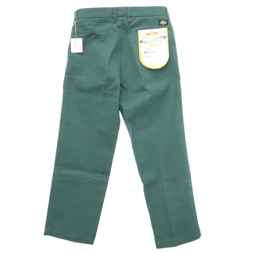 WACKO MARIA ワコマリア Dickies ディッキーズ 25AW 25FW-WMP-DC01 DICKIES PLEATED TROUSERS ディッキーズ トラウザー パンツ グリーン系【美品】【中古】