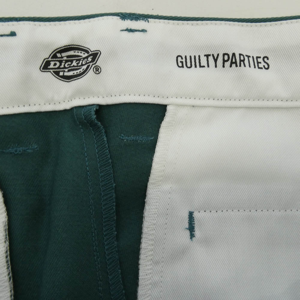 WACKO MARIA ワコマリア Dickies ディッキーズ 25AW 25FW-WMP-DC01 DICKIES PLEATED TROUSERS ディッキーズ トラウザー パンツ グリーン系【美品】【中古】