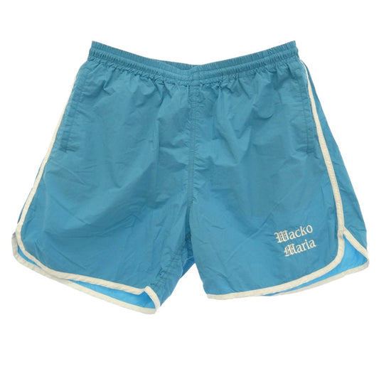 WACKO MARIA ワコマリア ATHLETIC SHORTS アスレチック ショーツ ハーフ パンツ ライトブルー系【中古】
