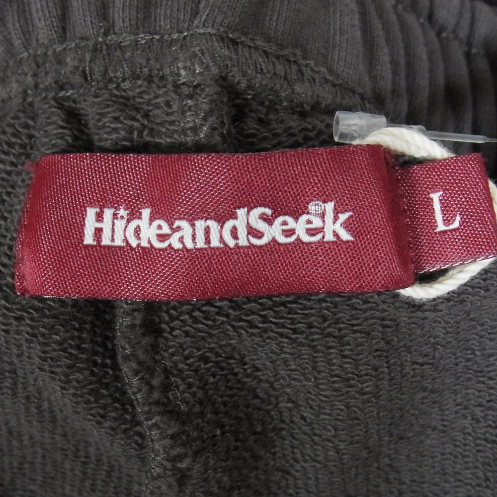 HideandSeek ハイドアンドシーク H30th-010326 × Toru Nishiura The H&S Sweat Pants スウェット パンツ チャコール系 L【中古】