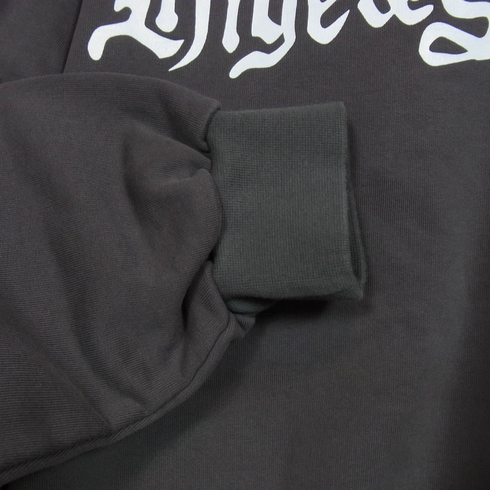 HideandSeek ハイドアンドシーク H30th-010226 × Toru Nishiura The H&S Hooded Sweat Shirt プルオーバー パーカー チャコール系 XL【中古】