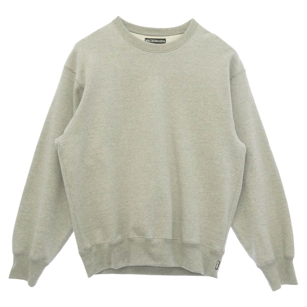 WACKO MARIA ワコマリア WOLF'S HEAD ウルフズヘッド 24aw WOLF'S HEAD HEAVY WEIGHT SWEAT SHIRT ウルフズヘッド ヘビーウェイト スウェット グレー系 L【中古】
