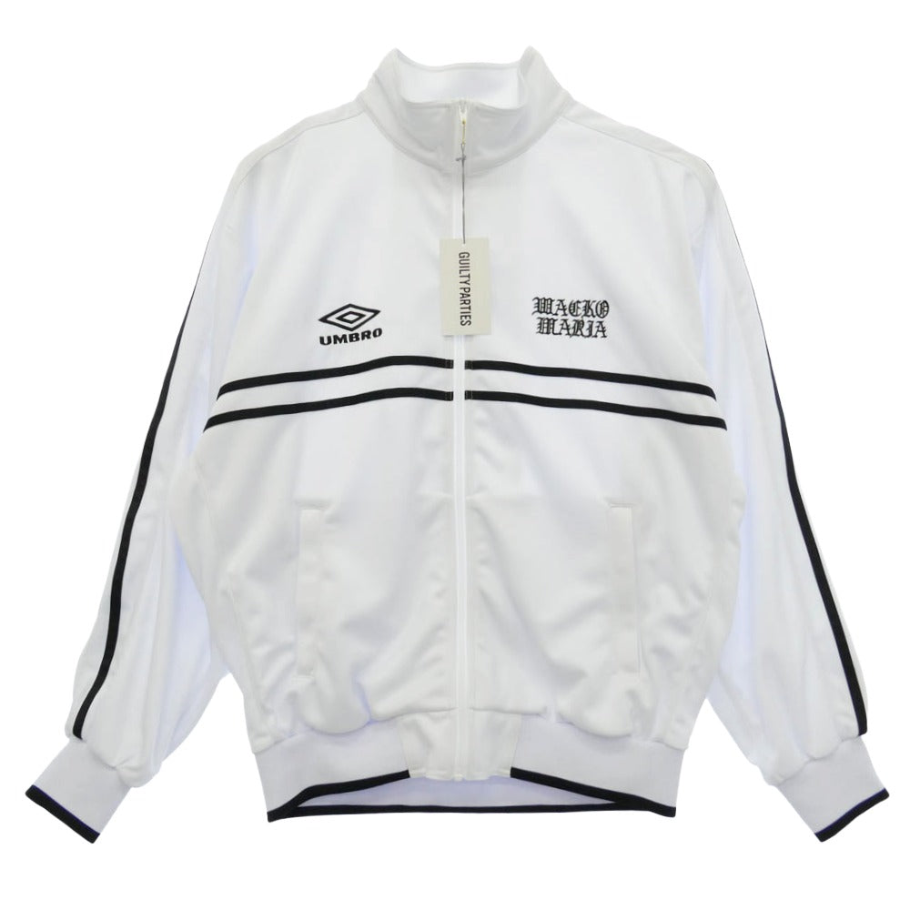 WACKO MARIA ワコマリア 26SS 26SS-WMO-UB03 UMBRO TRACK JACKET アンブロ トラック ジャケット ホワイト系 L【美品】【中古】